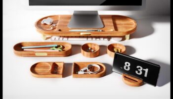 יצירה של אביזרי שולחן מעץ: פרויקטי עשה זאת בעצמך עבור סביבת העבודה שלך