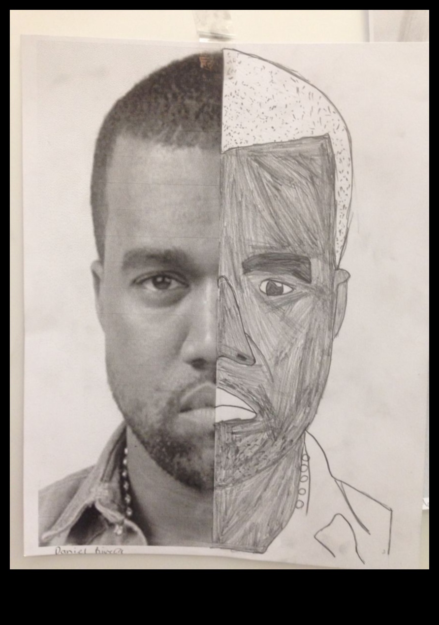 סימטריית גרפיט: השגת איזון בציורי עיפרון