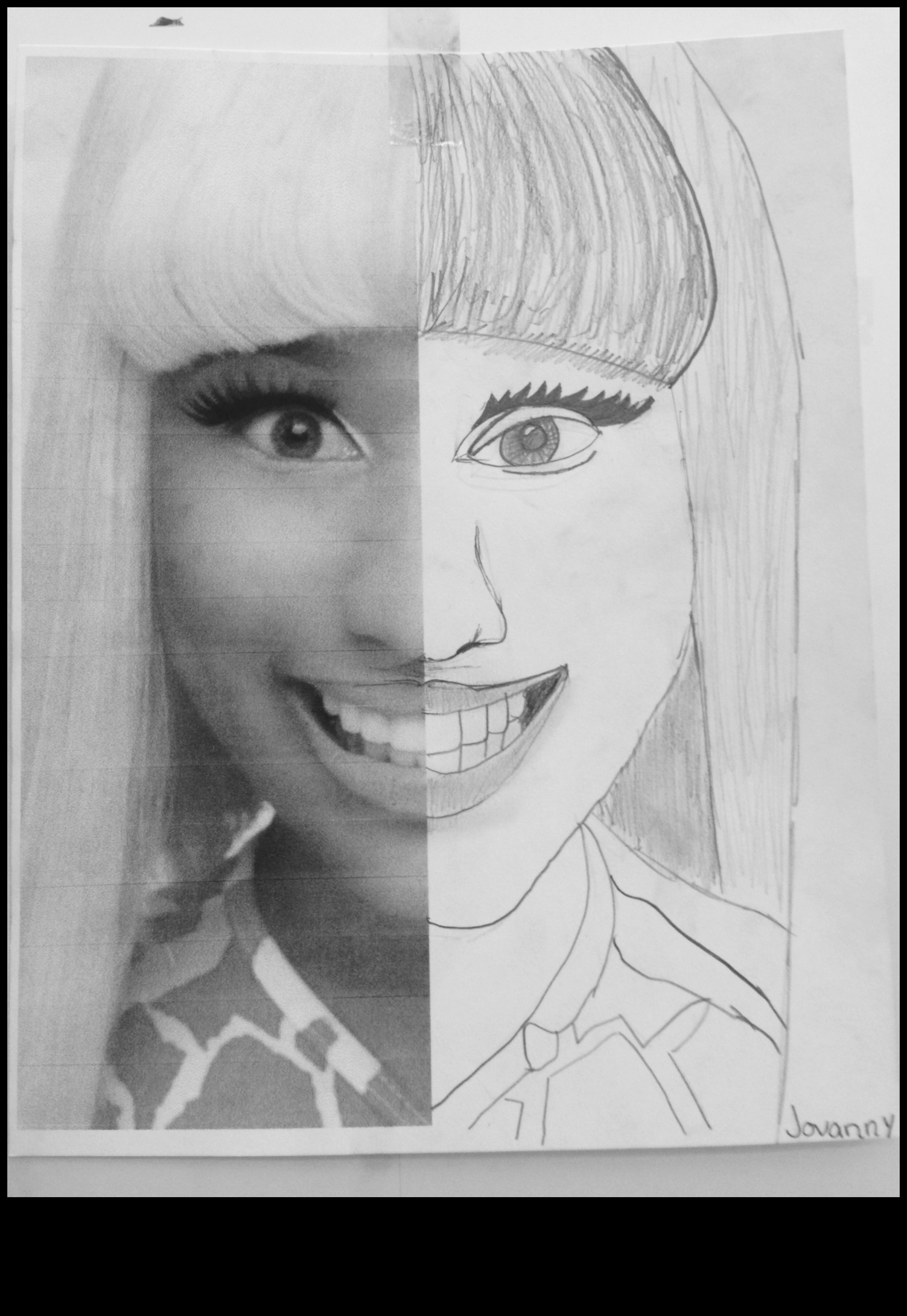 סימטריית גרפיט: השגת איזון בציורי עיפרון