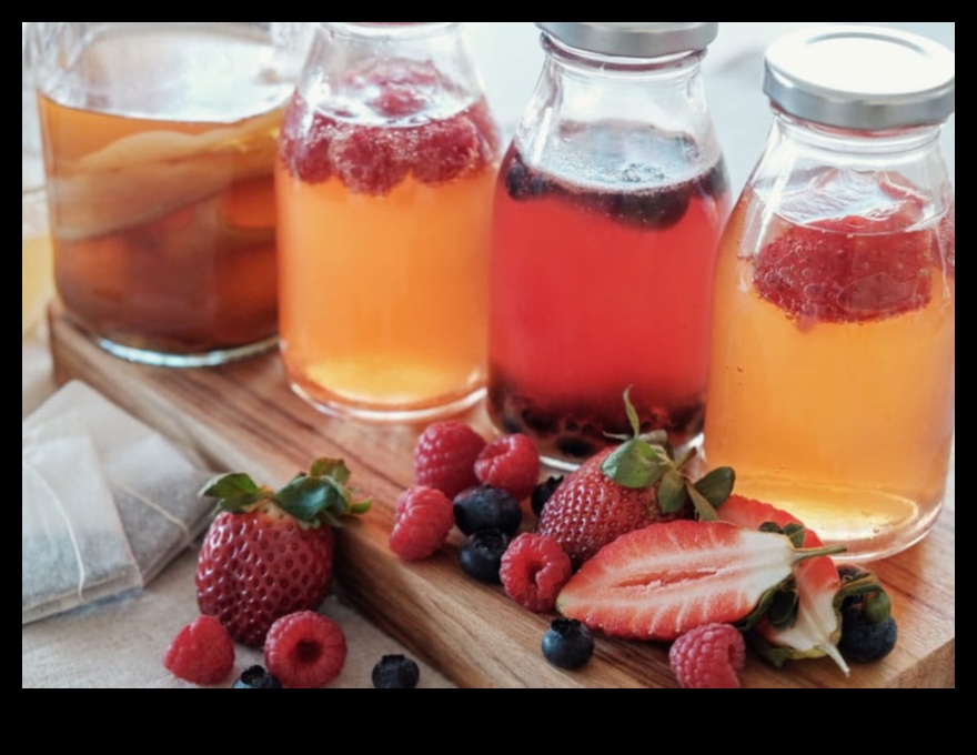 הקסם של משקאות מותססים 2 אומנות קולינרית עם משקאות מותססים: בישול קומבוצ'ה ועוד