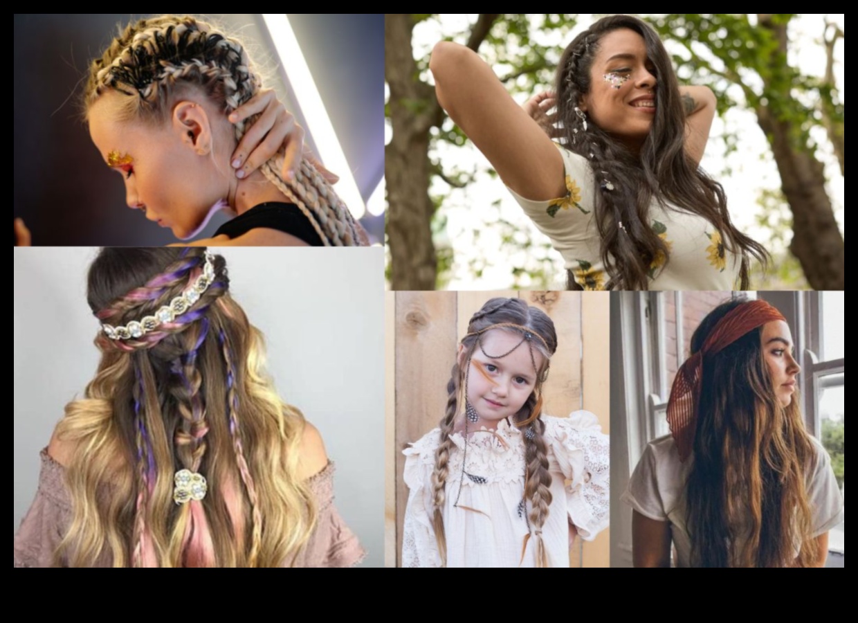 Boho Bliss: תסרוקות מסיבה בוהמייניות אופנתיות ללא מאמץ