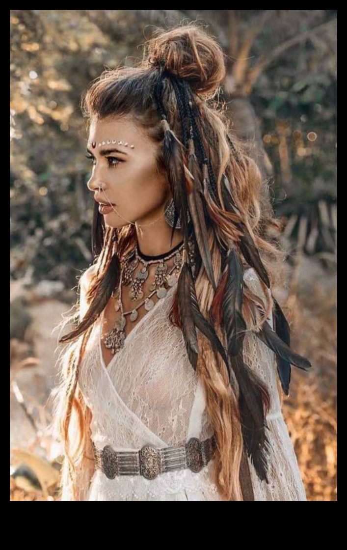 Boho Bliss: תסרוקות מסיבה בוהמייניות אופנתיות ללא מאמץ