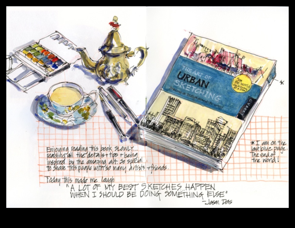 יומן סקיצות עירוניות הקלטת רשמים של סצנות בעיר 5 יומן רישום אורבני: הקלטת רשמים של סצנות בעיר