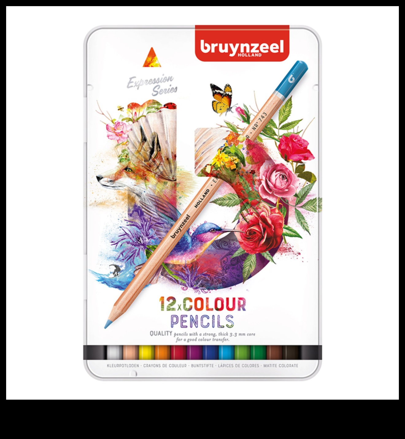 מעבר לריאליזם: ביטויים מופשטים באמנות עיפרון צבעוני