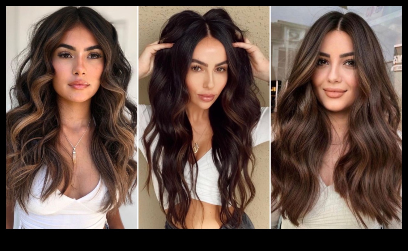 גלים מלוטש וישר או נפח: אפשרויות למרקם ברונטית