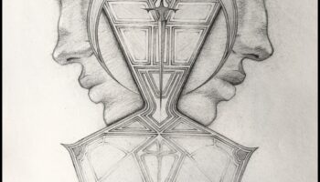 סימטריית גרפיט: השגת איזון בציורי עיפרון