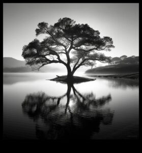 הרהורים שלווים: ציור מהות השקט