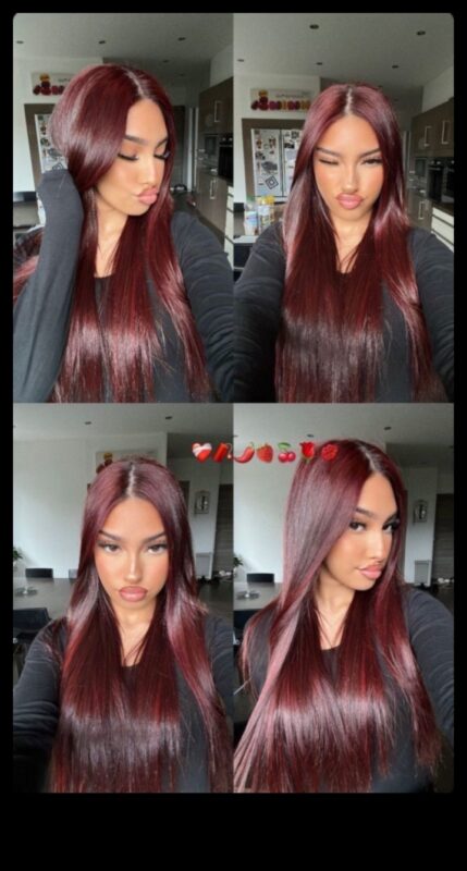 יופי של פריחת הדובדבן: תסרוקות אדומות וערמוניות בהשראת הטבע